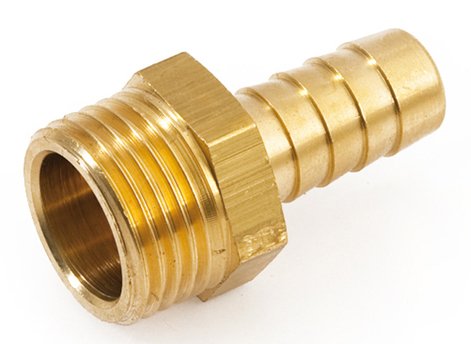 Antgalis žarnai GENERAL FITTINGS, išorinis sriegis, 1/2''-12 mm, 210306