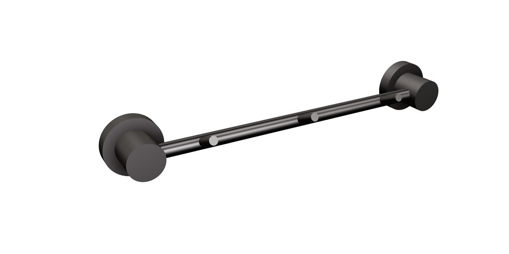 Kabykla ANDEX Norvegian 493Ng, 27 cm, 3 kabliukai, nerūdijantis plienas, juoda