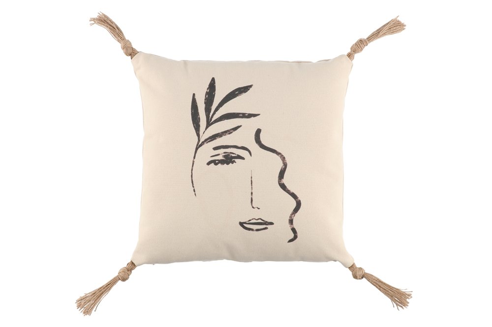Pagalvėlė Face Leaf, 45 x 45 cm