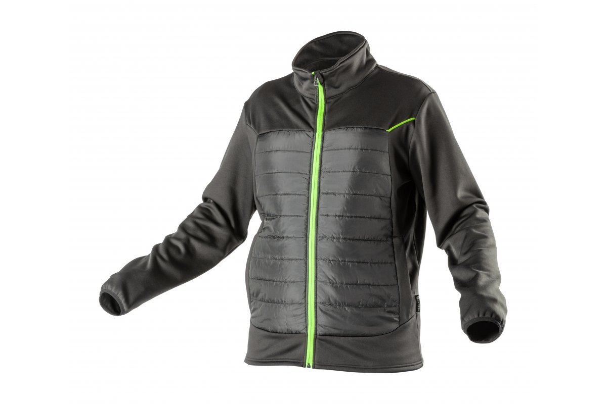 Striukė HOGERT WORKWEAR Levin, 96% poliesteris, 4% elastanas, juoda spalva, XL (54) dydis