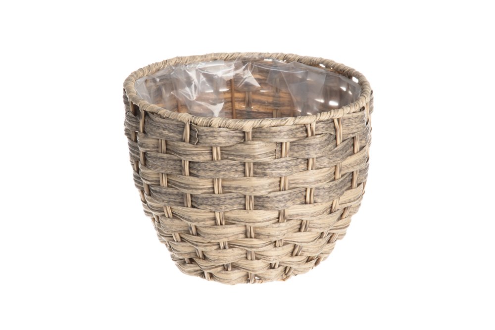 Lauko vazonas 4Living Mocca, pintas, šviesiai rudos sp., 23 x 23 x 17 cm.