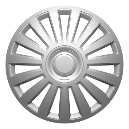 Ratlankių gaubtai ALBURNUS Luxury R16, sidabrinė spalva, 4 vnt.