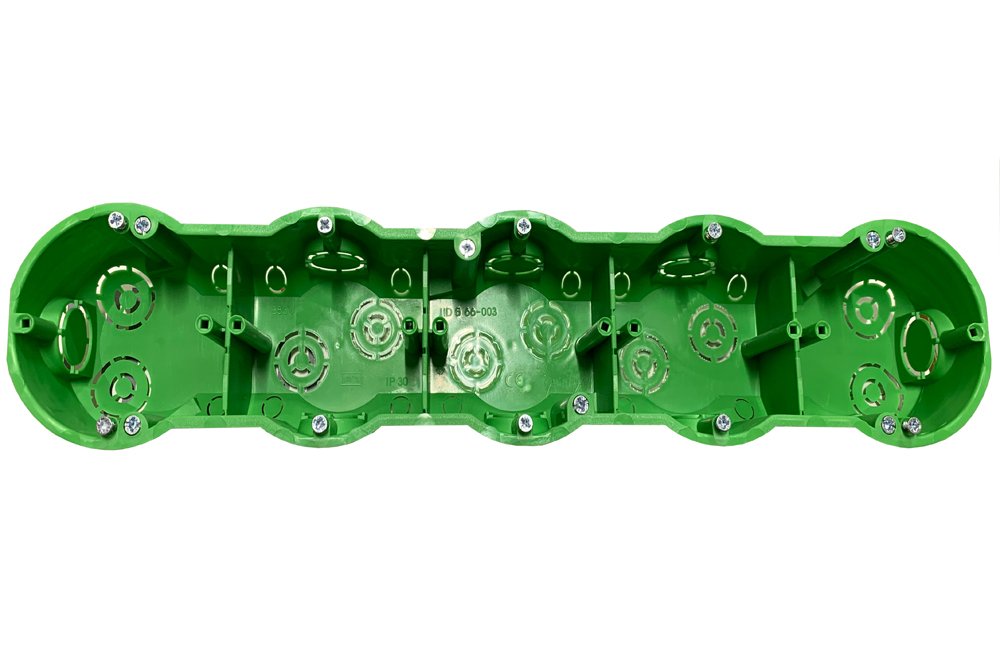 Montažinė dėžutė LIREGUS Įid5 66-003, 46 mm, g/k, 5 vietų