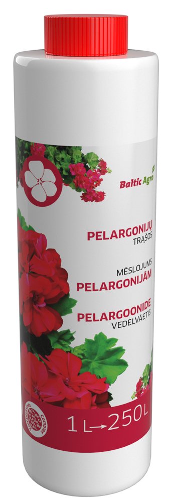 Trąšos pelargonijoms, 1 l