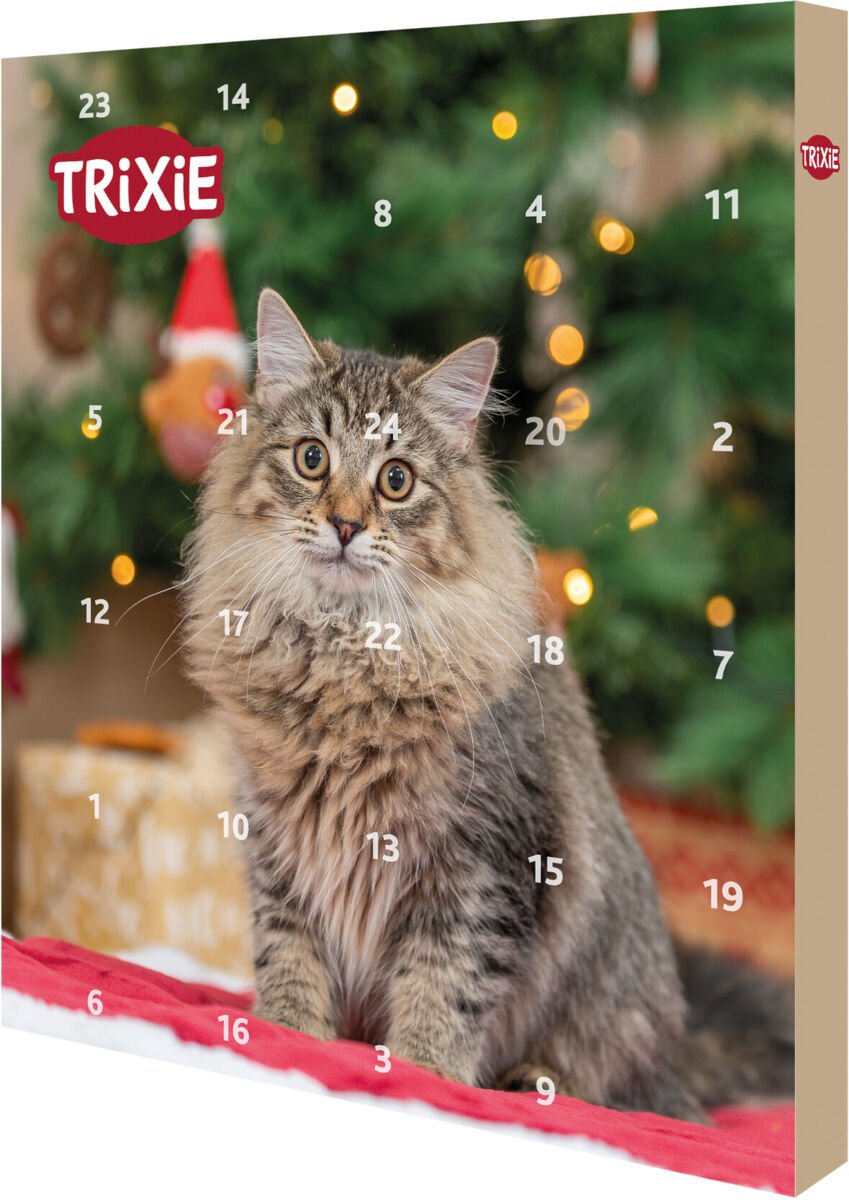 Skanėstai katei TRIXIE Xmas, advento kalendorius katėms, 30 x 34 x 3,5 cm