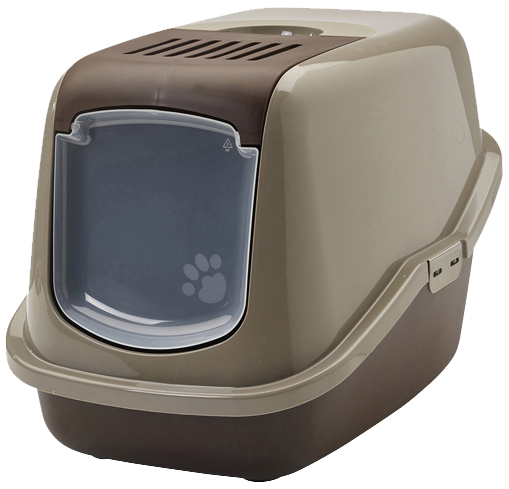 Kačių tualetas NESTOR, 56 x 39 x 38,5 rudas