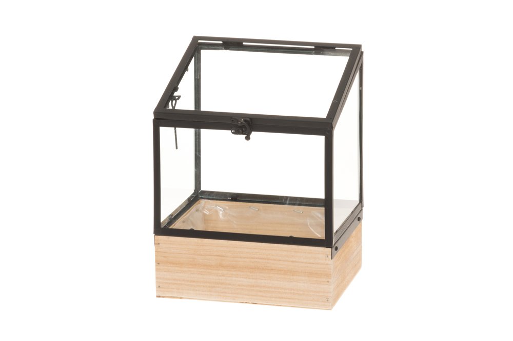 Sodo dekoracija 4Living ŠILTNAMIS, skaidri, 24 x 19 x 31 cm.