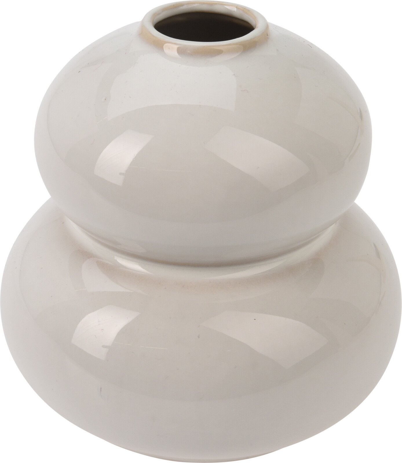 Vaza, 12 cm, baltos sp.