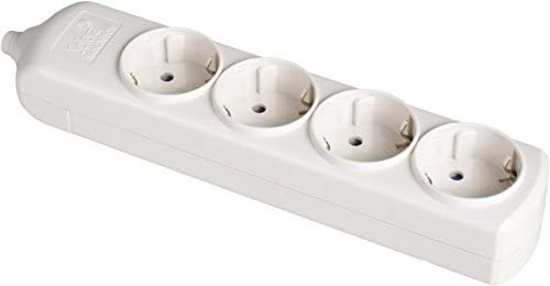 Ilgiklio kaladėlė SOLERA 8004, 4 lizd., su įž., 16A, greito pajungimo sistema, baltos sp.