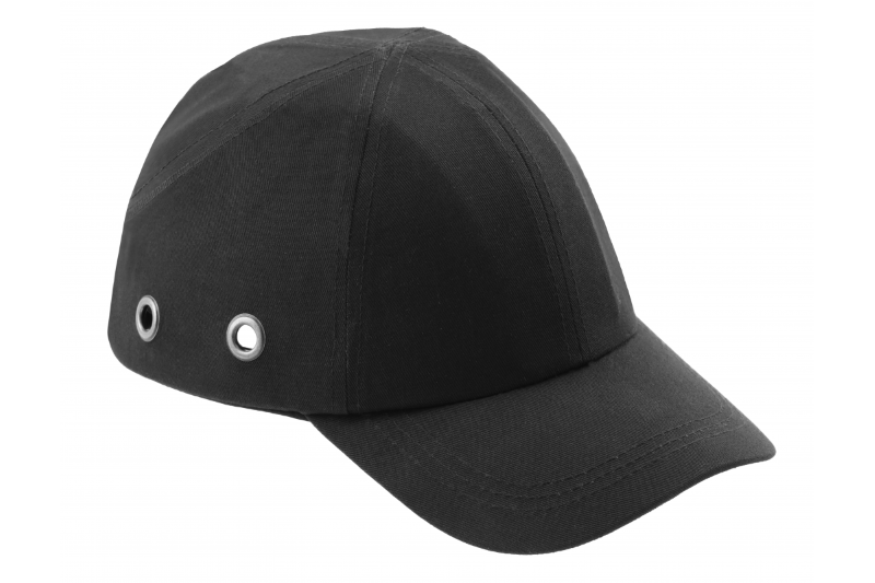 Kepurė HOGERT WORKWEAR Wipper, su sutvirtinimu, juoda spalva, 57-61 cm dydis