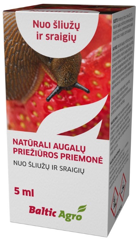 Augalų priežiūros priemonė nuo šliužų ir sraigių BALTIC AGRO, 5 ml