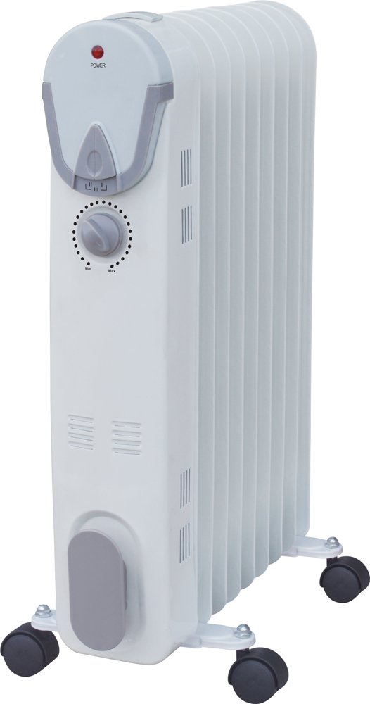 Tepalinis radiatorius HERVIN EQUIPMENT, 2000 W, 9 sekcijos, apšildomas plotas 25 m², OHS-2000W-9, A521030022