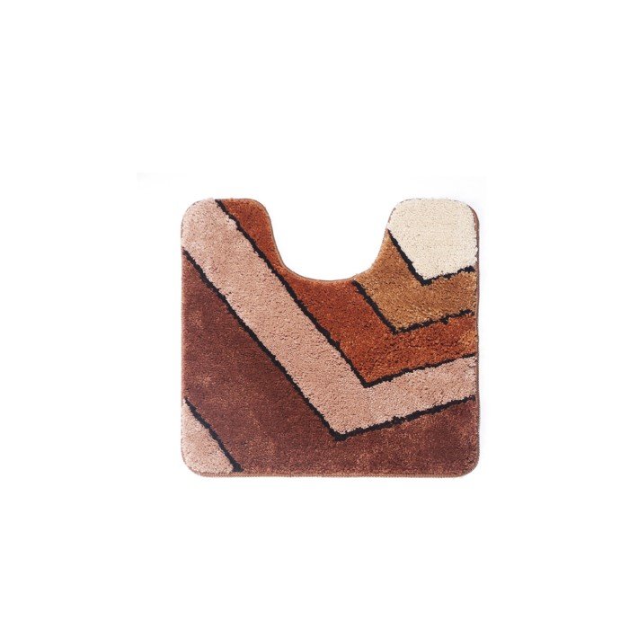 Tualeto kilimėlis BENEDOMO, 50 x 50 cm, įv.dizainų, mikropluoštas, neslystanti apačia