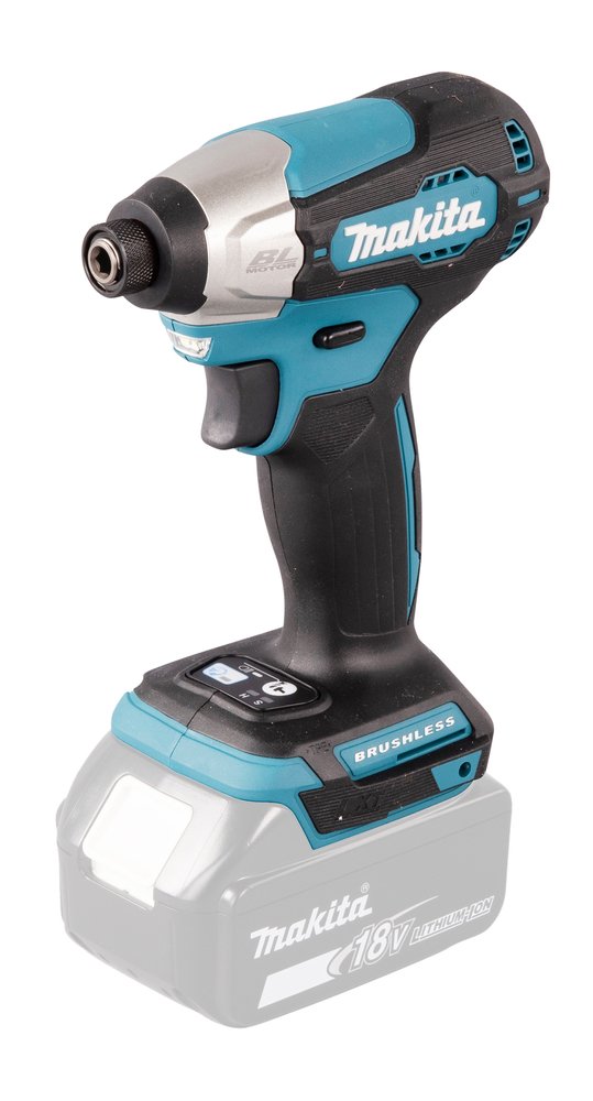 Akumuliatorinis smūginis suktuvas MAKITA DTD157Z, 18V, 133 x 81 x 232 mm, svoris 1,5 kg, triukšmo lygis 106 dB, 3 smūgio režimai, vibracijos lygis 11,5 m/s²