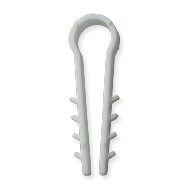 Kabelio, tvirtinimo dirželio laikiklis XIDO, apvalus, d-10 mm, baltos sp., 100 vnt., TDKSA10-W