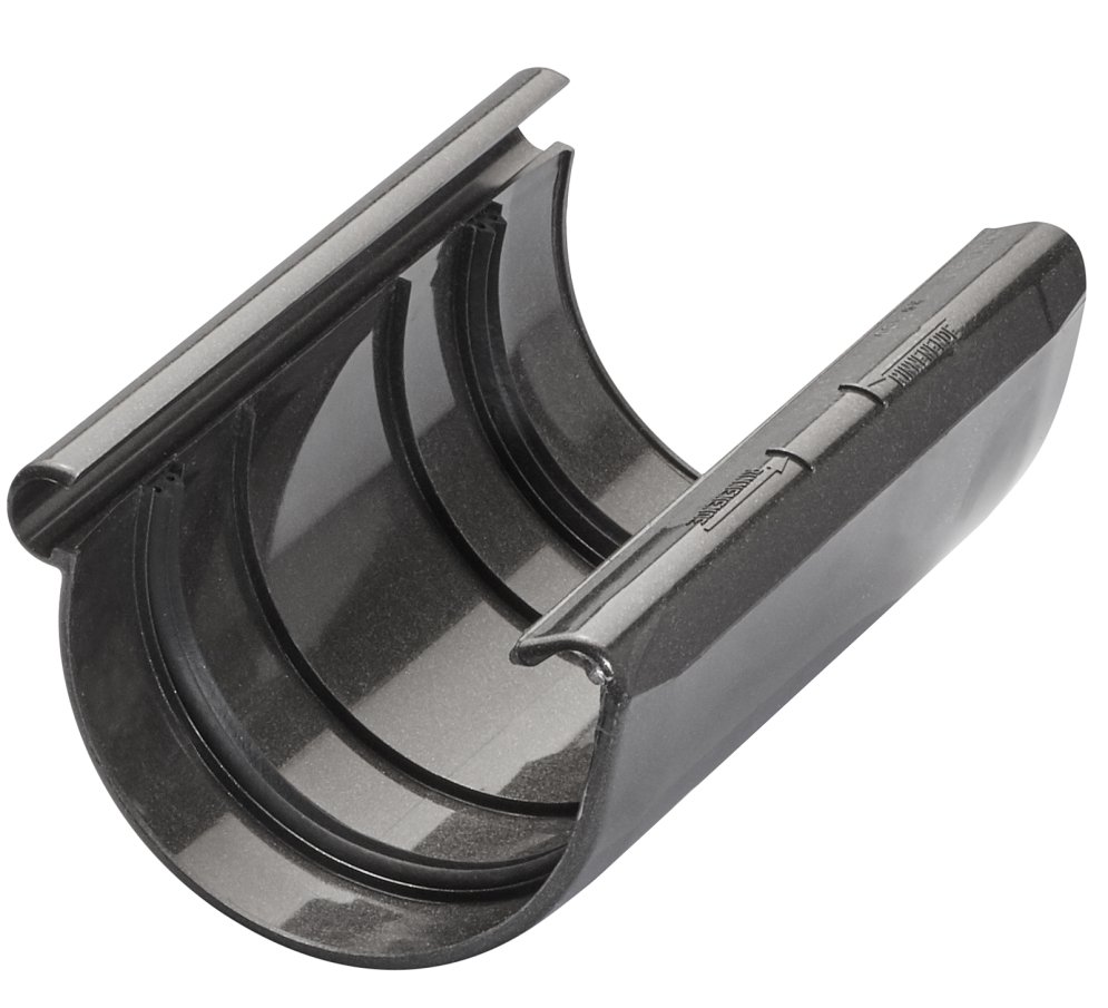 Latako jungtis MARLEY, 100mm, antracito metalo spalva, 360126