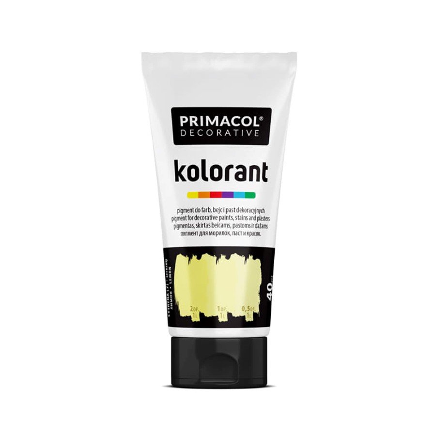 Pigmentas PRIMACOL, 40 ml, citrininės spalvos (7)
