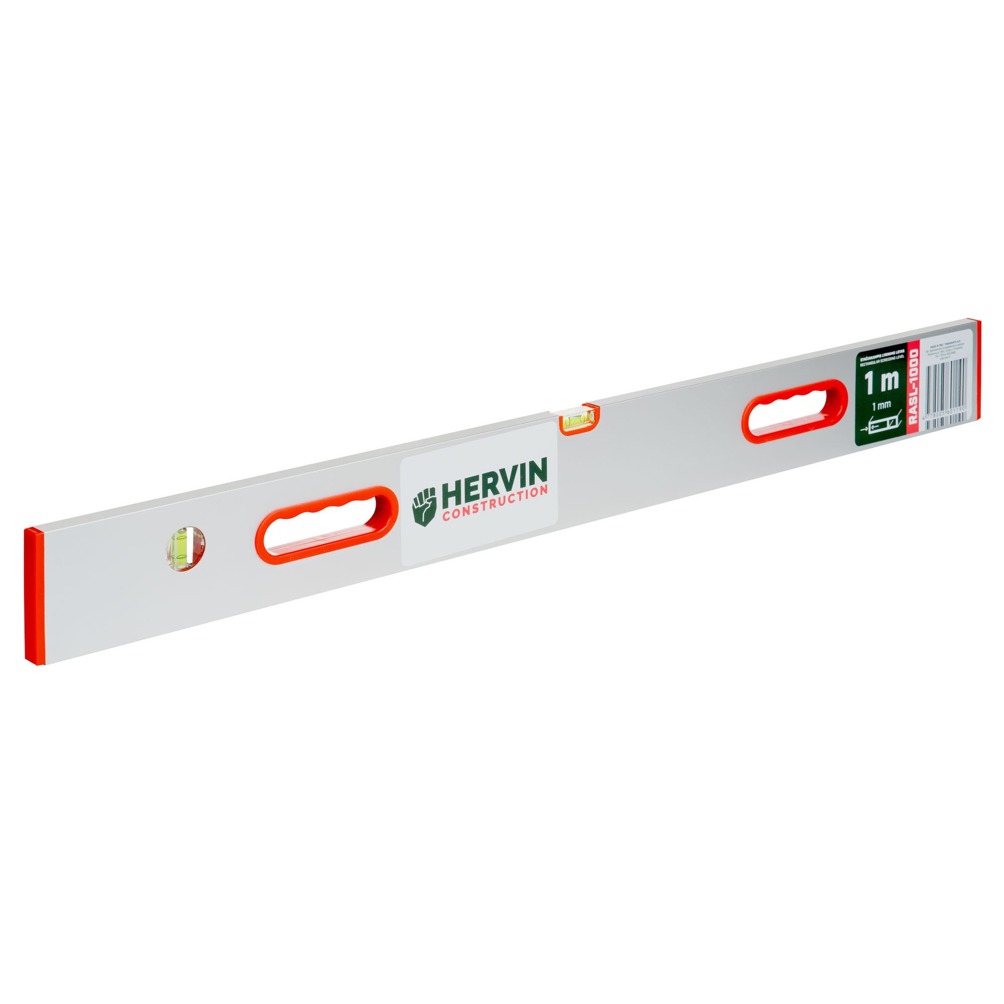 Stačiakampis lyginimo lotas HERVIN CONSTRUCTION, 1 m, RASL-1000