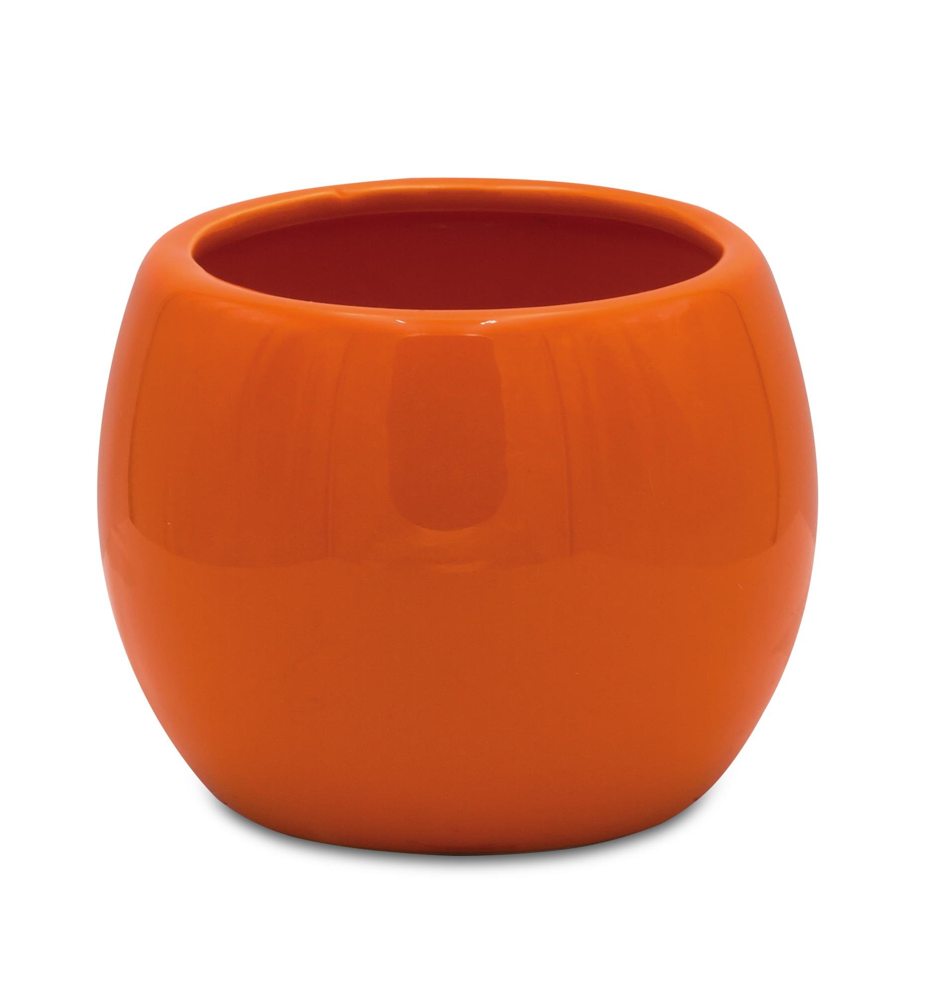 Stiklinė RIDDER Belly, pastatoma, oranžinė, keramika, 2115114, ST