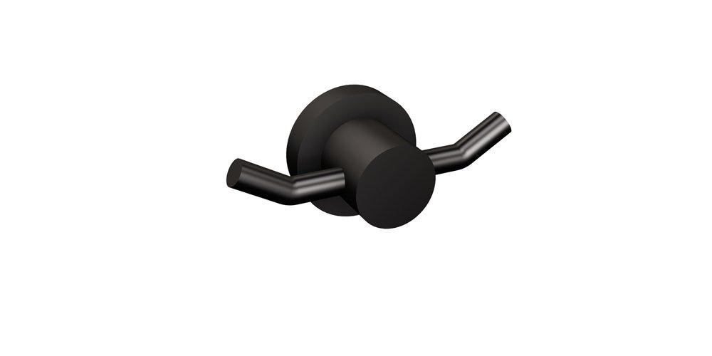 Kabliukas ANDEX Norvegian 479Ng, dvigubas, nerūdijantis plienas, juodas