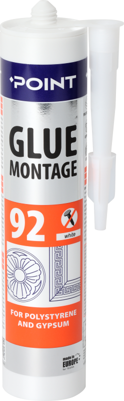 Montažiniai klijai POINT 92, putų polistirolui, 280 ml