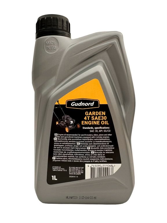 Alyva vejapjovei Gudnord Garden 4T SAE30, 1 l