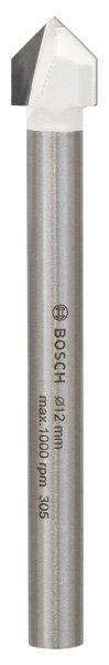 Grąžtas stiklui ir plytelėms BOSCH CYL-9 Ceramic, 12 x 90 mm, 1 vnt.