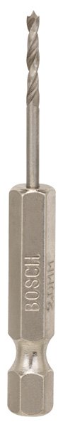 Grąžtas medienai BOSCH, 2 mm, 61.5mm 1/4" šešiabriaunis