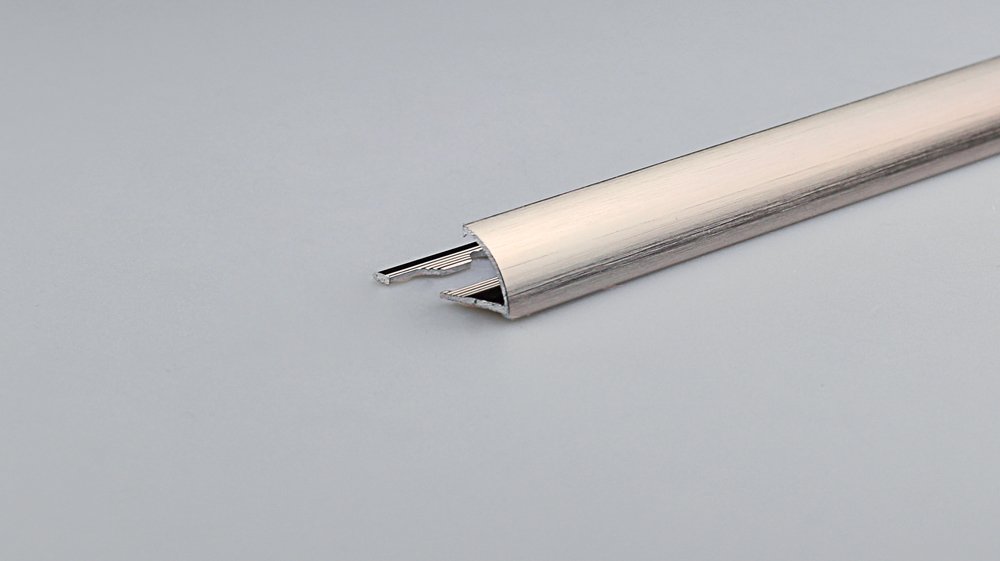 Kampas plytelėms ARCANSAS 254A/99S, 2700 x 27 x 10 mm, aliuminis, išorinis, vario spalvos, šlifuotas