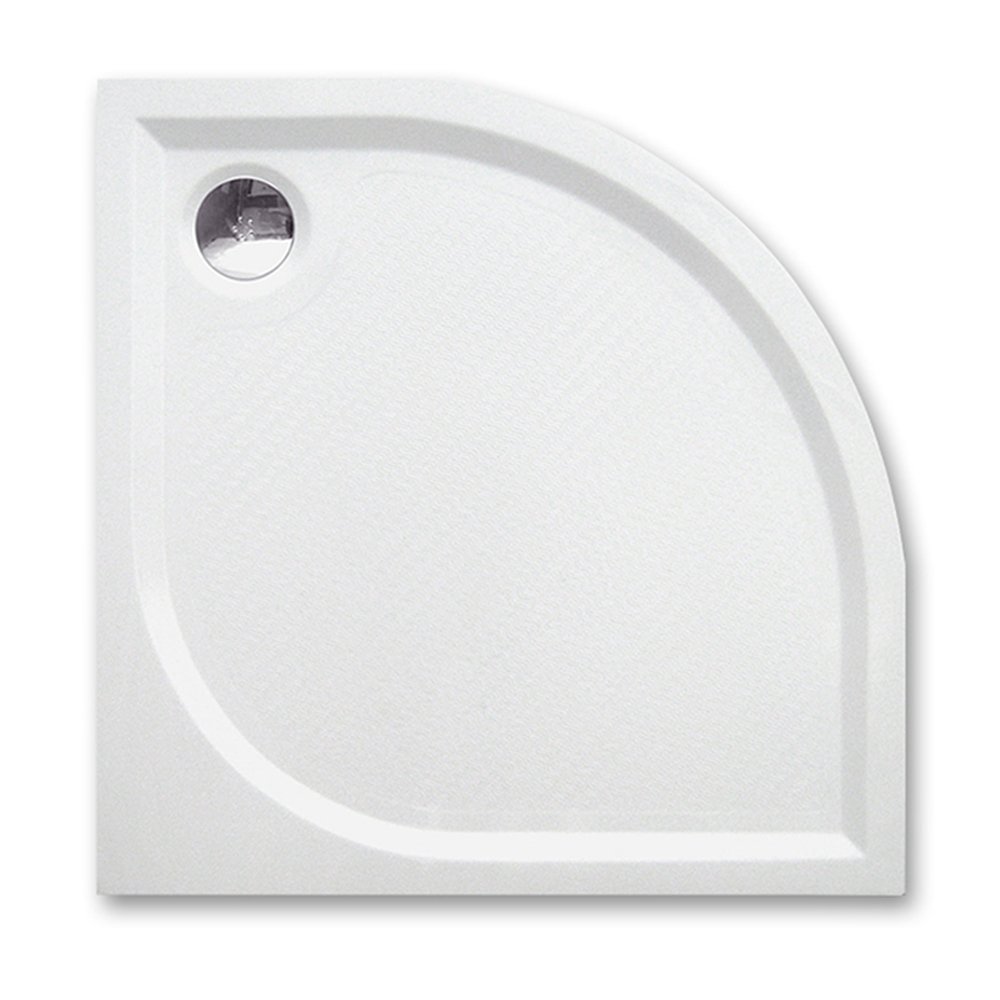 Dušo padėklas ROTH Dream-M/900 R550, 90 x 90 x 3 cm,  akmens masės, pusapvalis, Čekija