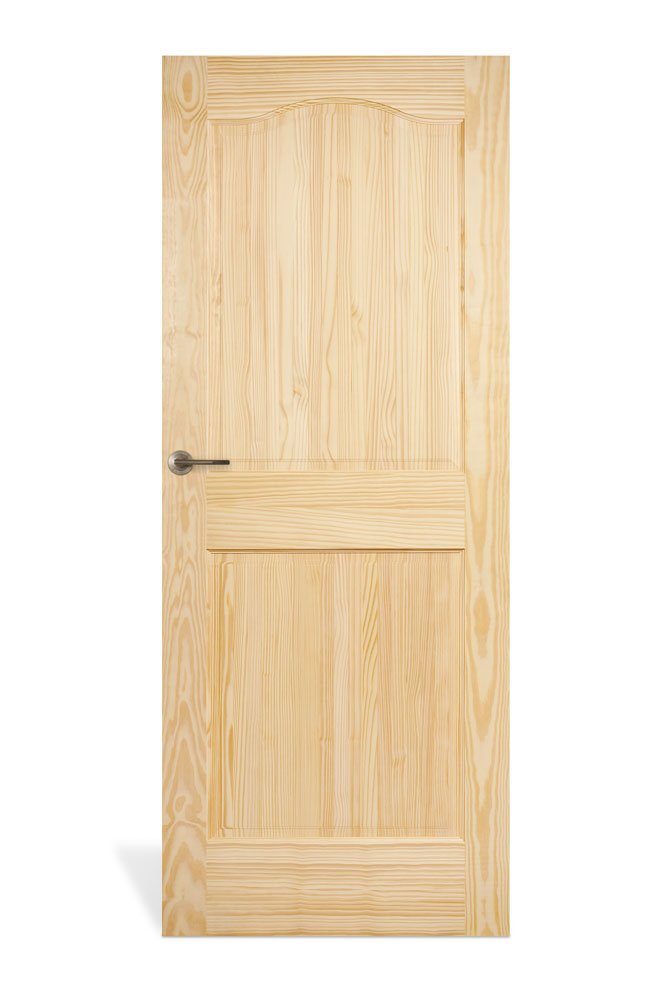 Medžio masyvo durų varčia MANOEL MARCHETTI Napoleon, su išpjova spynai ir rankenai, spalva natūrali pušis, matmenys 2020x600x40 mm