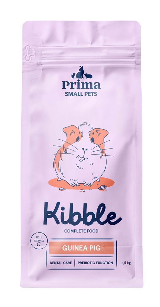 Maistas jūrų kiaulytėms PRIMASMALL PETS, visavertis, 1,5kg