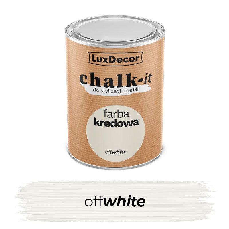 Kreidiniai dažai LUXDECOR Chalk-It, 750 ml, (02) Offwhite