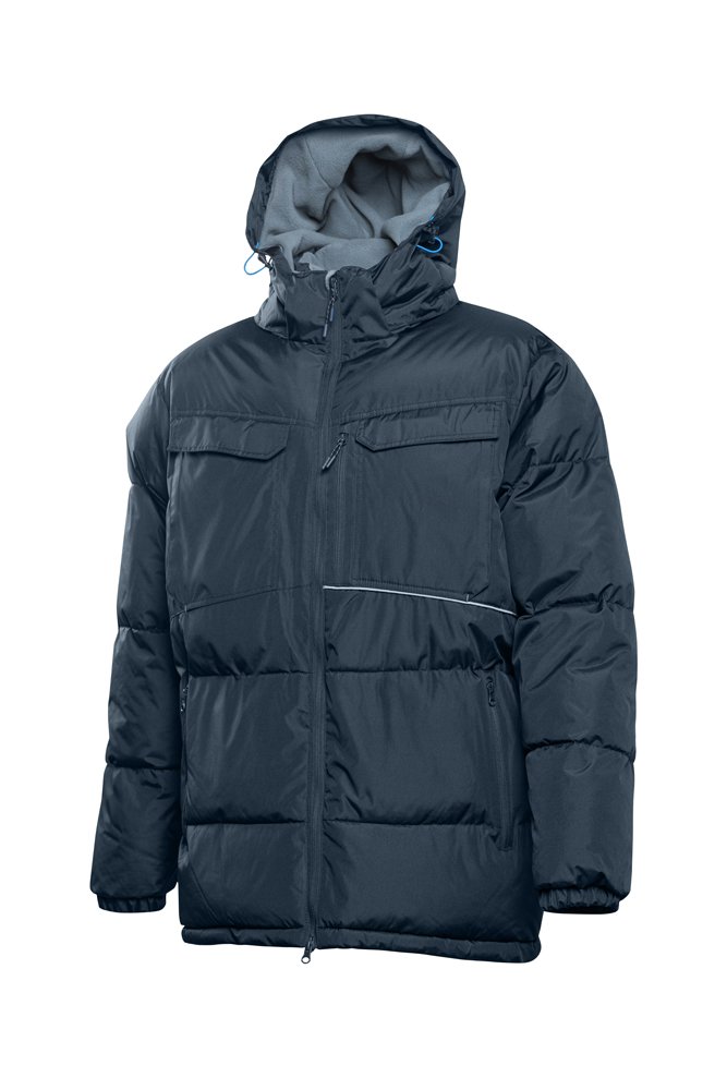 Striukė HOGERT TECHNIK Leon, pašiltinta, su gobtuvu, tamsiai mėlynos spalvos, 100% poliesteris, 2XL (56) dydis, CE