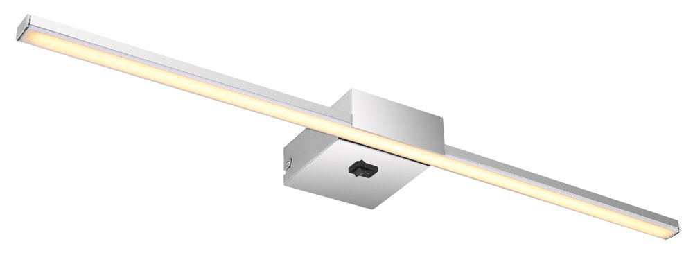 Sieninis veidrodžių ir paveikslų šviestuvas GLOBO Jaime, LED, 12W, 230V, 4000K, 780lm, chromuotas aliuminis, 615 x 37 x 110 mm