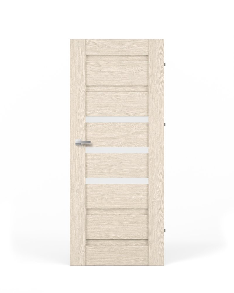Laminuotos vidaus durys su užlaida VIVENTO PB-06, dešininės, spl. Cornwall oak, 2030x744x40 mm