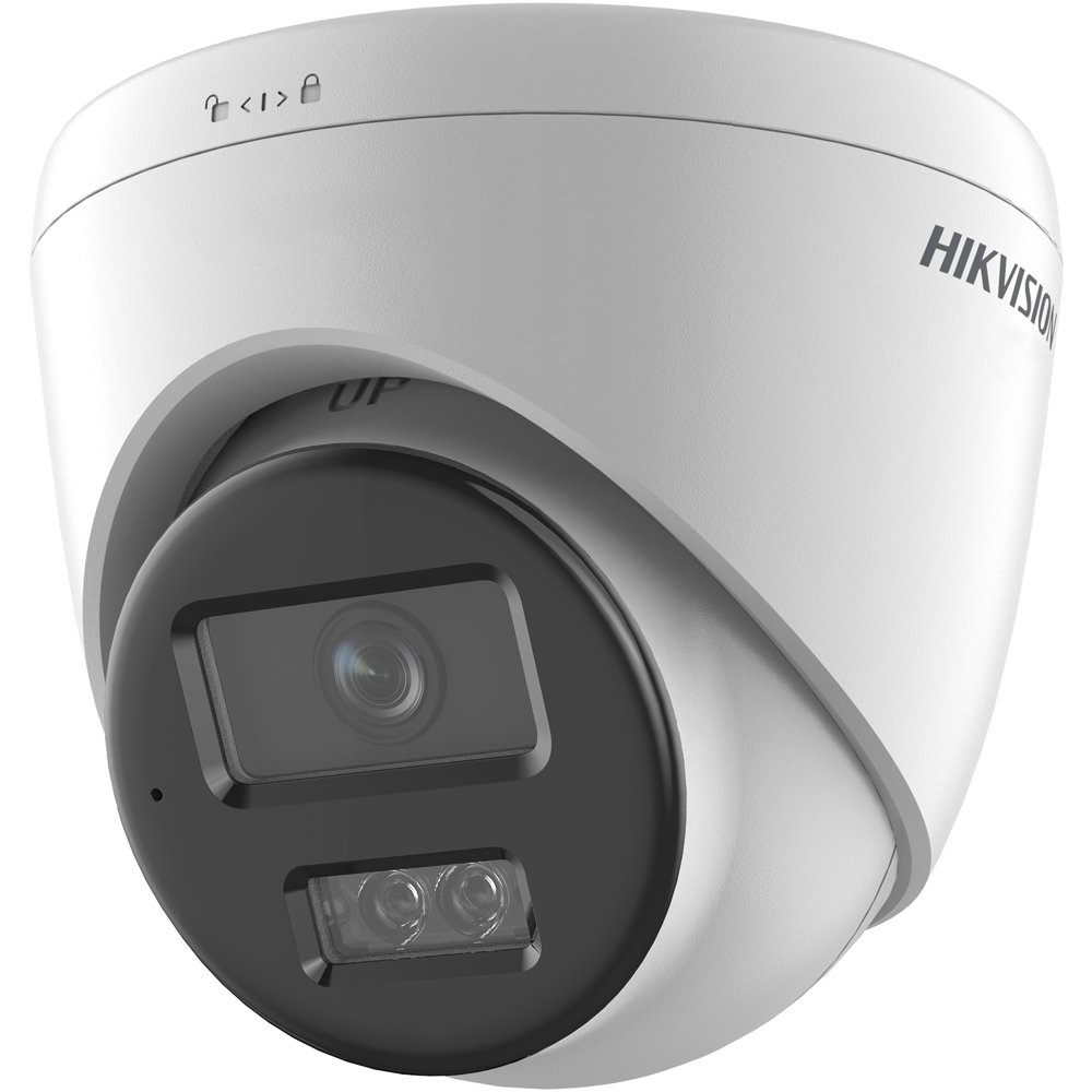 Išmanioji lauko kamera HIKVISION DS-2CD1363G2-LIU, kupolinė vaizdo stebėjimo kamera, 6 MP, 30 m IR, IP67, baltos sp.