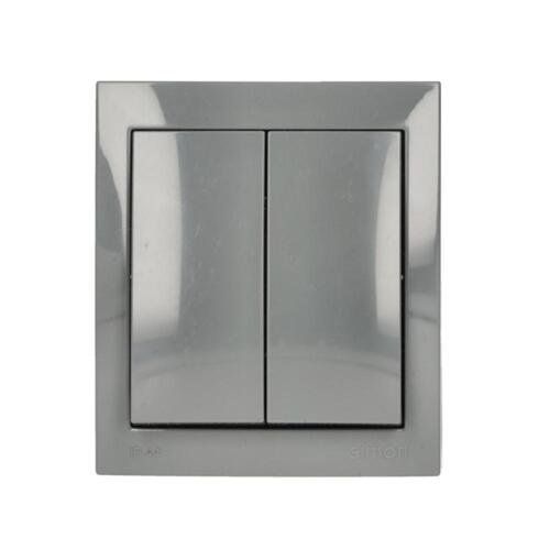 Jungiklis KONTAKT SIMON Aquaclick, pilkos sp., 2 viet., virštinkinis, IP44, ACW5/18