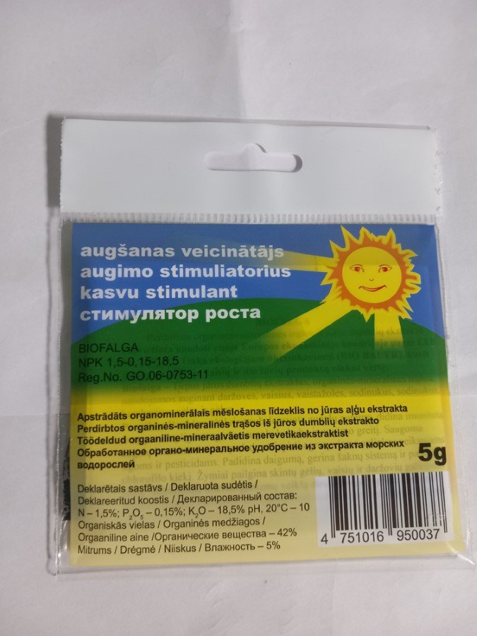 Augimo stimuliatorius Biofalga, 5 g