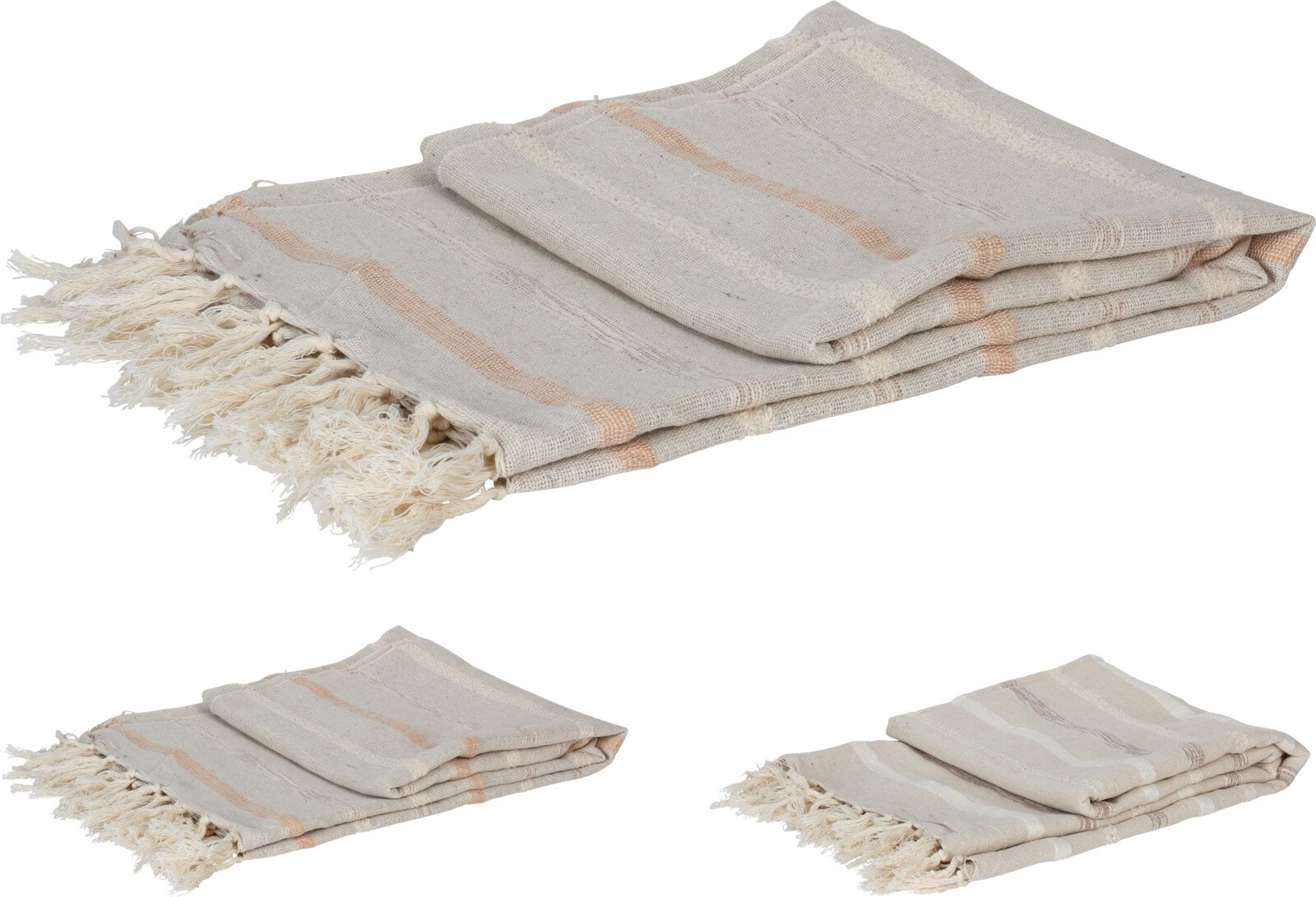 Pledas, medvilninis, 2 skirtingi dizainai, 130 x 170 cm