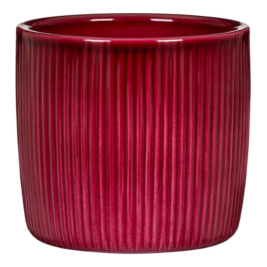 Kambarinis keraminis vazonas SCHEURICH Glass Fuchsia (909/13), rožinės sp., vazono skersmuo 13 cm.