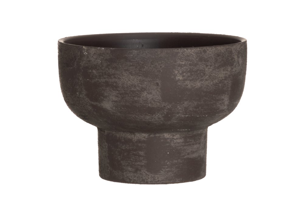 Keraminis lauko vazonas 4Living Iraklion, rudos sp., 32 x 32 x 23,5 cm.