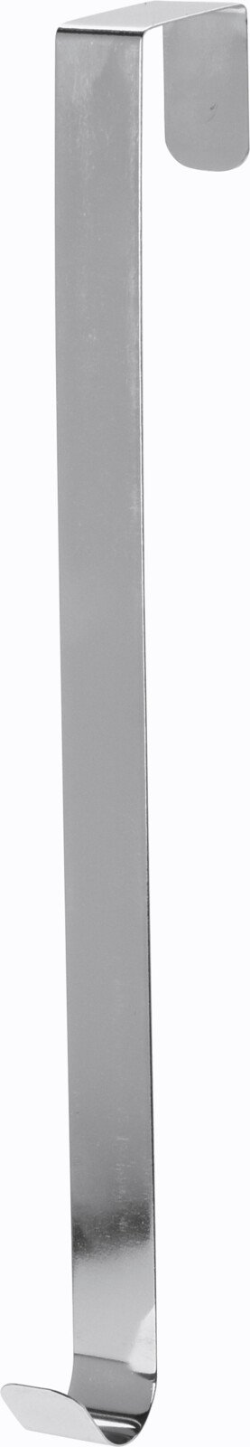 Kabliukas kalėdiniam vainikui, metalinis, sidabrinės sp., 295 x 20 mm