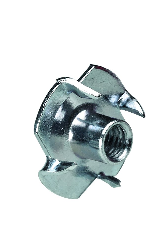 Veržlė įkalama HETTICH, 8 vnt., M4/6 mm, cinkuotas, 89371