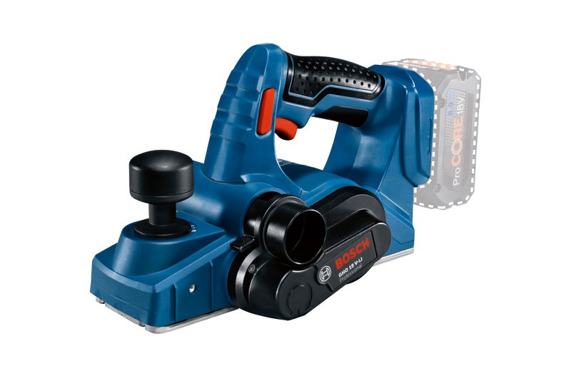 Akumuliatorinis oblius BOSCH Professional GHO 18 V-LI Blue, Solo, 18 V, 0 - 1,6 mm, be akumuliatoriaus ir kroviklio