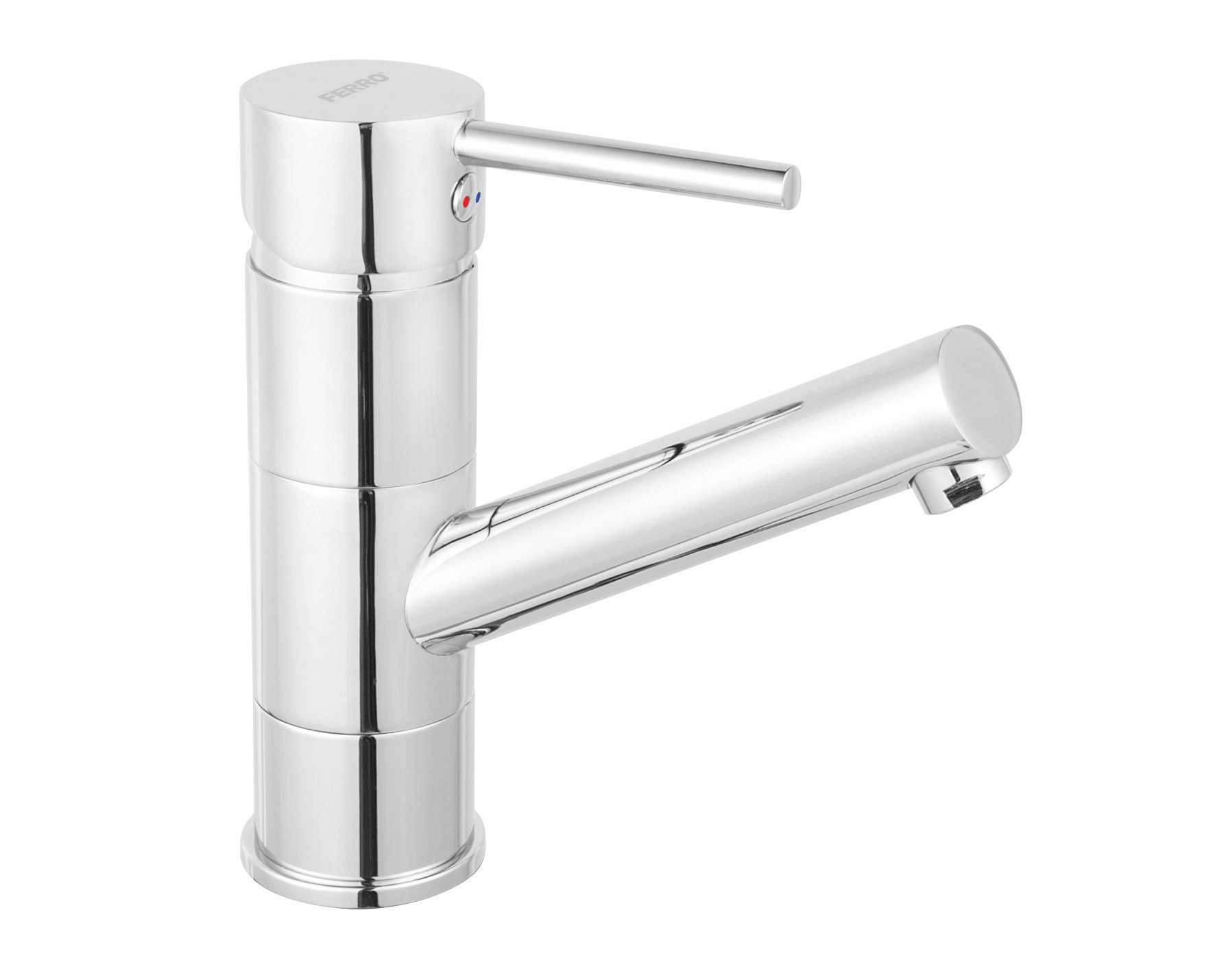Praustuvo/plautuvės maišytuvas FERRO Linus Blx2A, pasukamu snapu