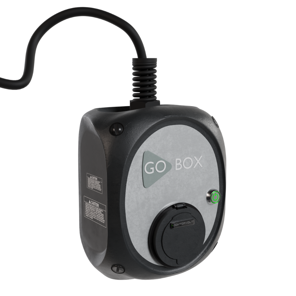 Įkrovimo stotelė DOKTORVOLT GO-BOX DV-5961-EV, skirta krovimui iki 22 kW  (kintamąja srove), elektriniams arba hibridiniams automobiliams