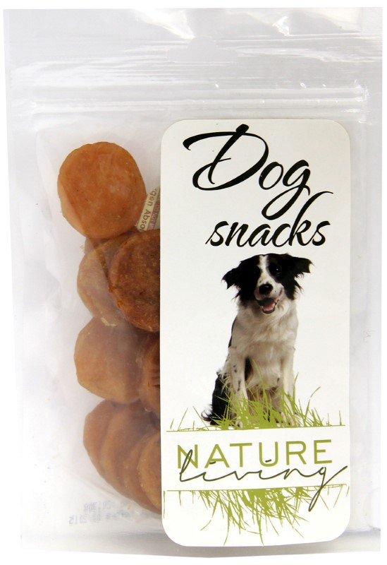 Skanėstas šunims NATURE LIVING, vištienos gabaliukai, 75g