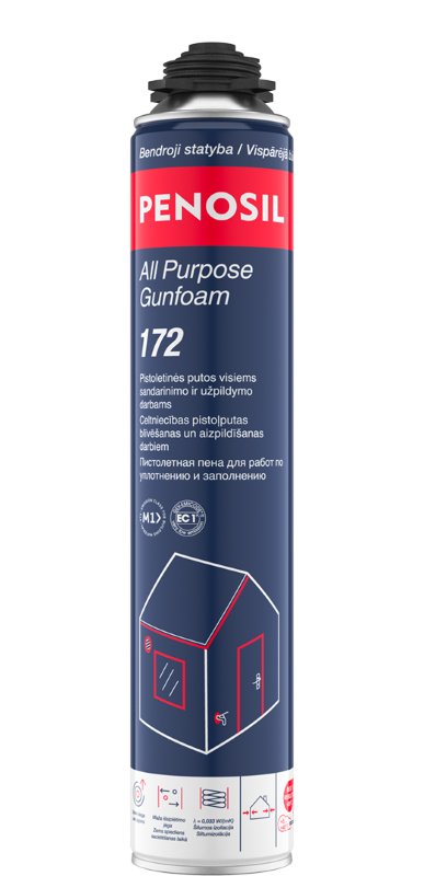 Sandarinimo putos PENOSIL All Purpose Gunfoam 172, 750 ml