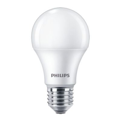 LED lempa PHILIPS, 10W (=75W), E27 A60, 220-240V, 4000K, 1055 lm, matinė